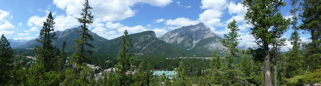 Panorama of Rockies - Banff