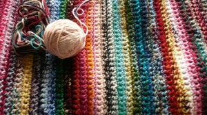 Double Strand Crocheted Afghan
