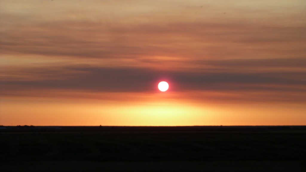 Sunrise in Southern Alberta