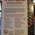 Surface Design Association BC + Yukon Exhibition: Mended