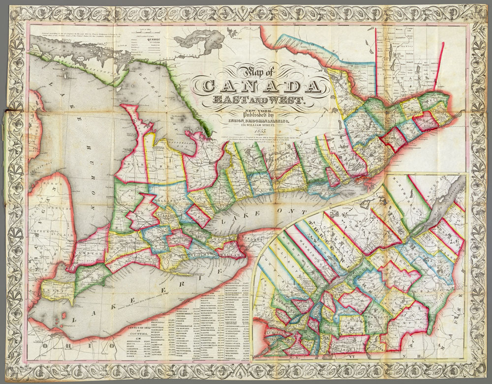 From Lanark to Simcoe & the Huron Tract