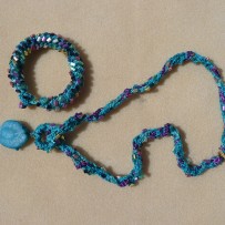 Crochet and Bead Necklace