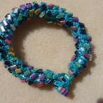 Crochet and Bead Bracelet