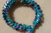 Crochet and Bead Bracelet