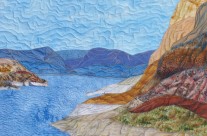 Waterline on Lake Mead, NV – A Quilt Art Statement