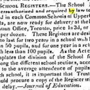 Some School History – Context for Glen Tay Public School