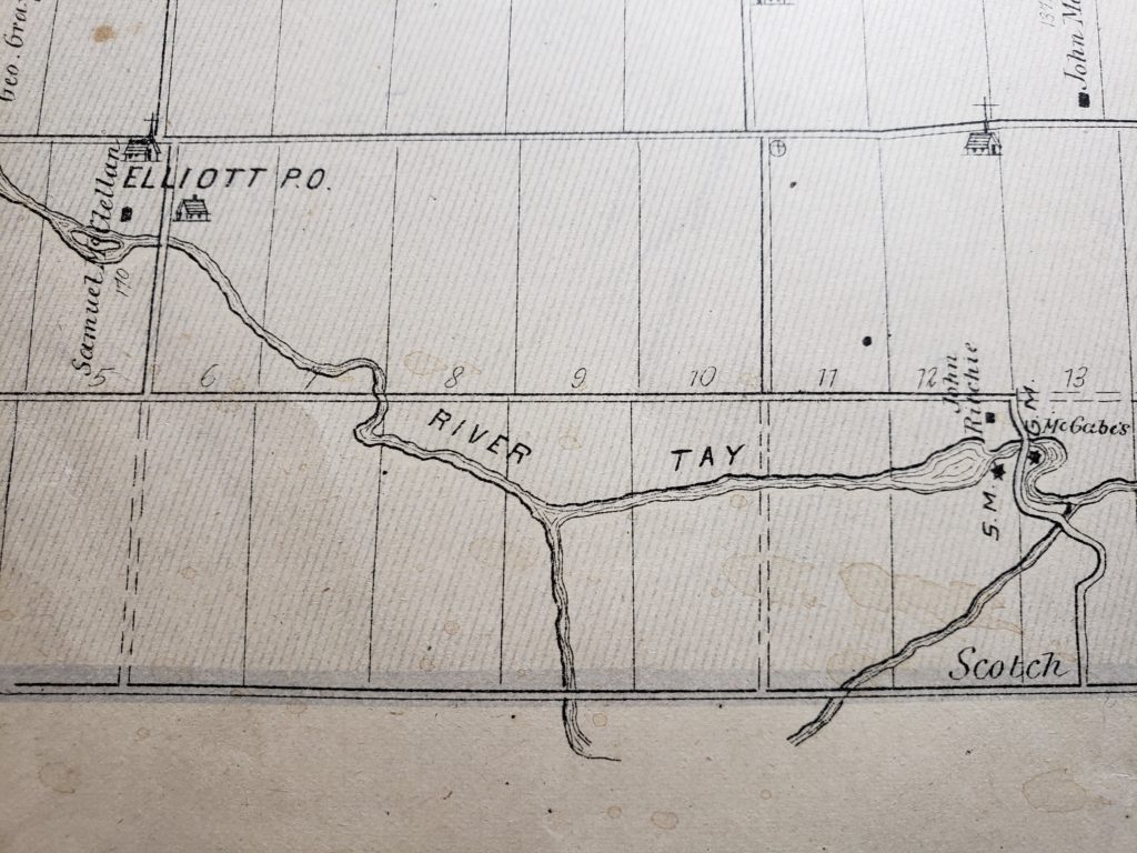 Portion of Bathurst Twp map